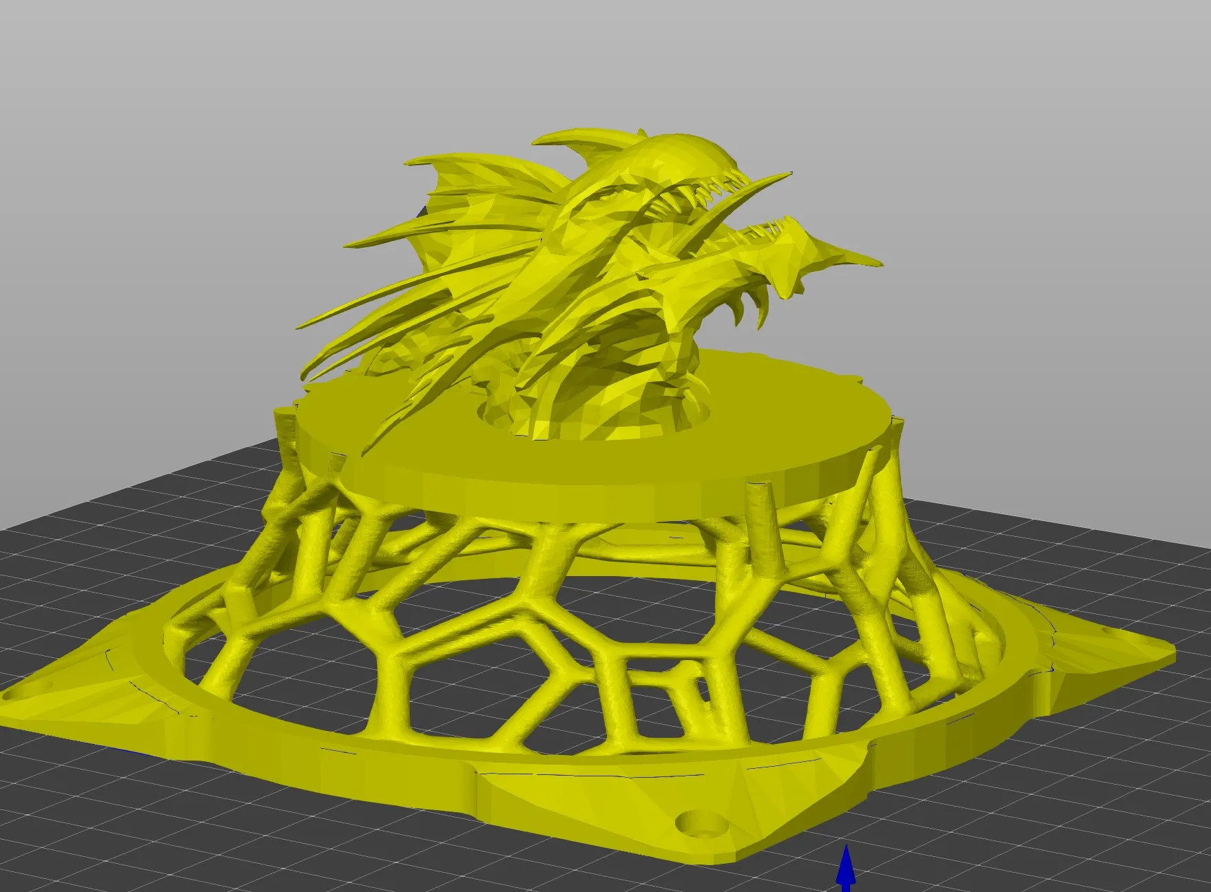 Nữ hoàng reaper từ ark survival evolved trên lưới quạt 120mm