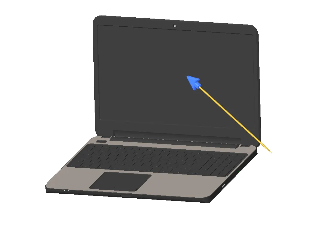 Chuột chỉ 3D giúp giữ màn hình sạch sẽ không dấu vân tay