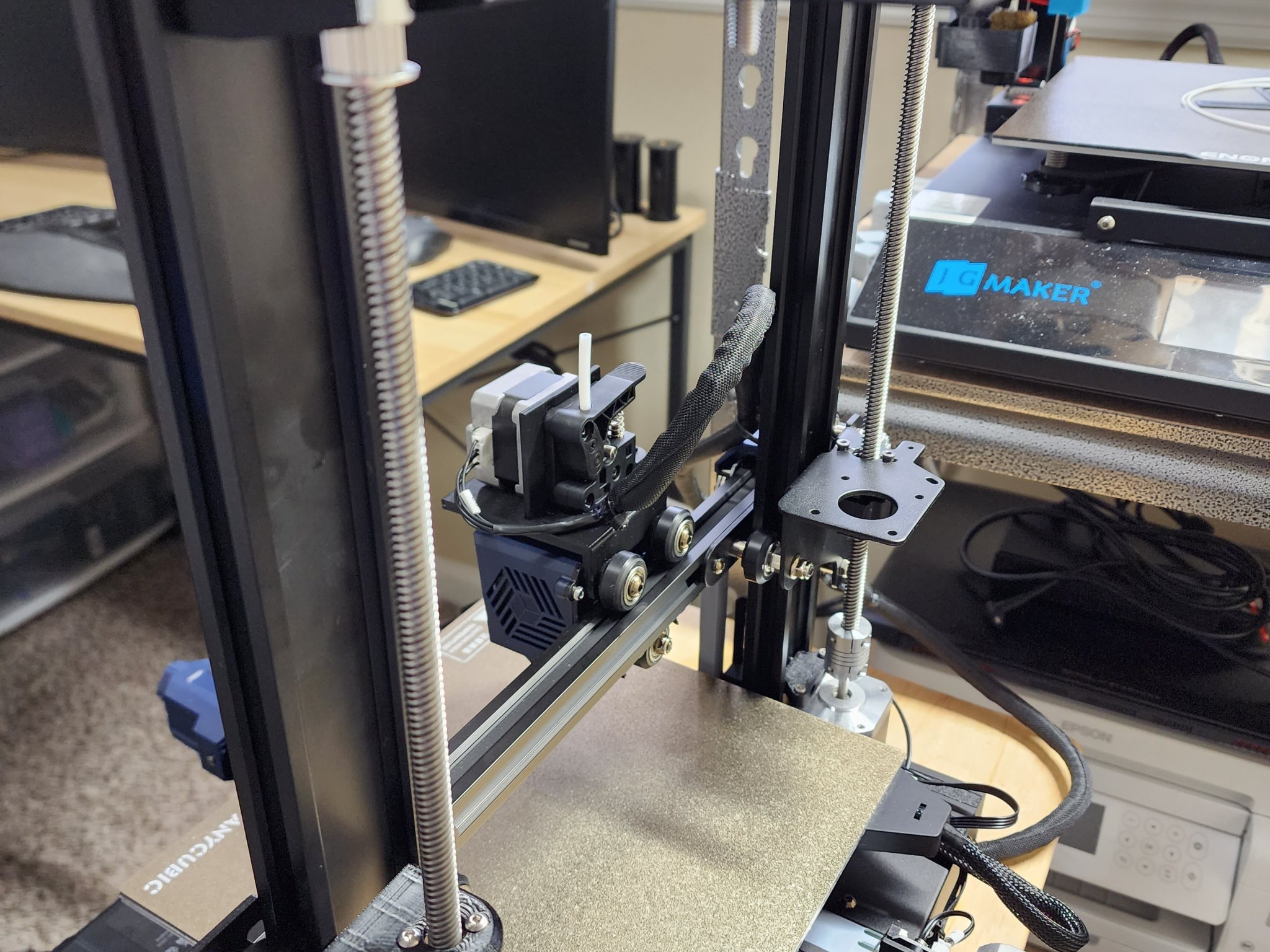 Mô hình cải tiến Dual Z cho Anycubic Kobra Go sử dụng dây curoa