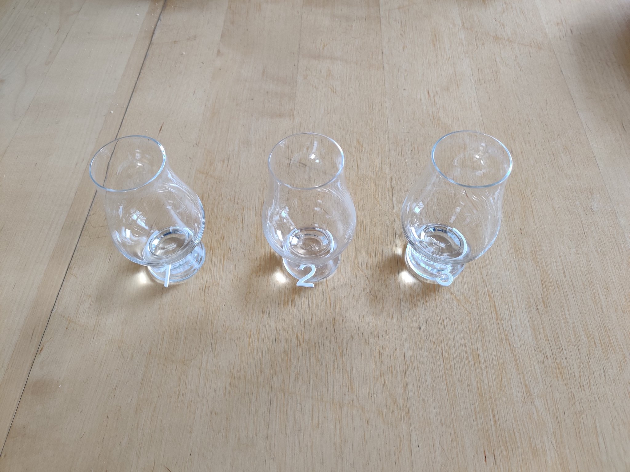 Nhãn thử rượu whisky Glencairn cho ly whisky