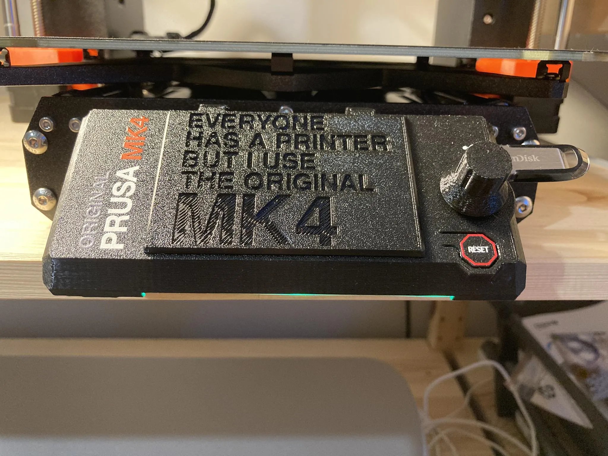 Nắp che chống bụi LCD cho máy in PRUSA MK4 phiên bản remix