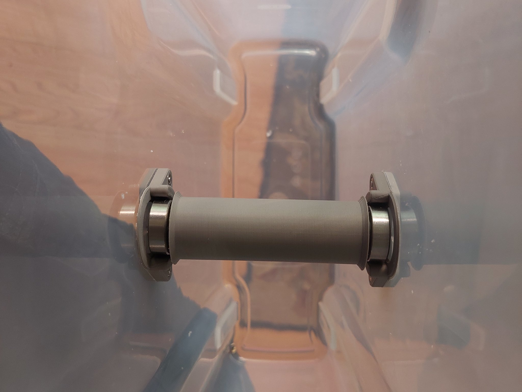 Giá đỡ cuộn filament hộp ngũ cốc với vòng bi 608