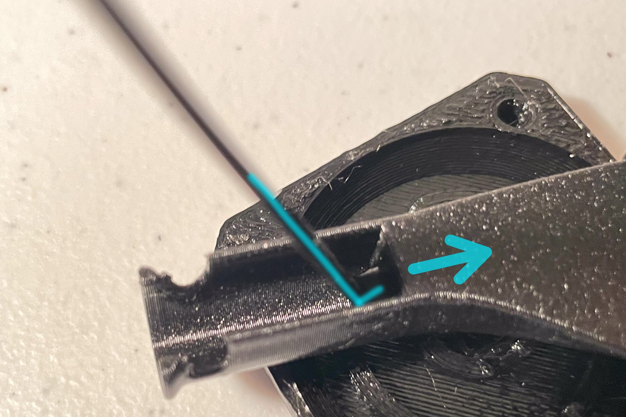 Hỗ trợ giảm căng cho trục X Prusa Mk4 với dây kéo