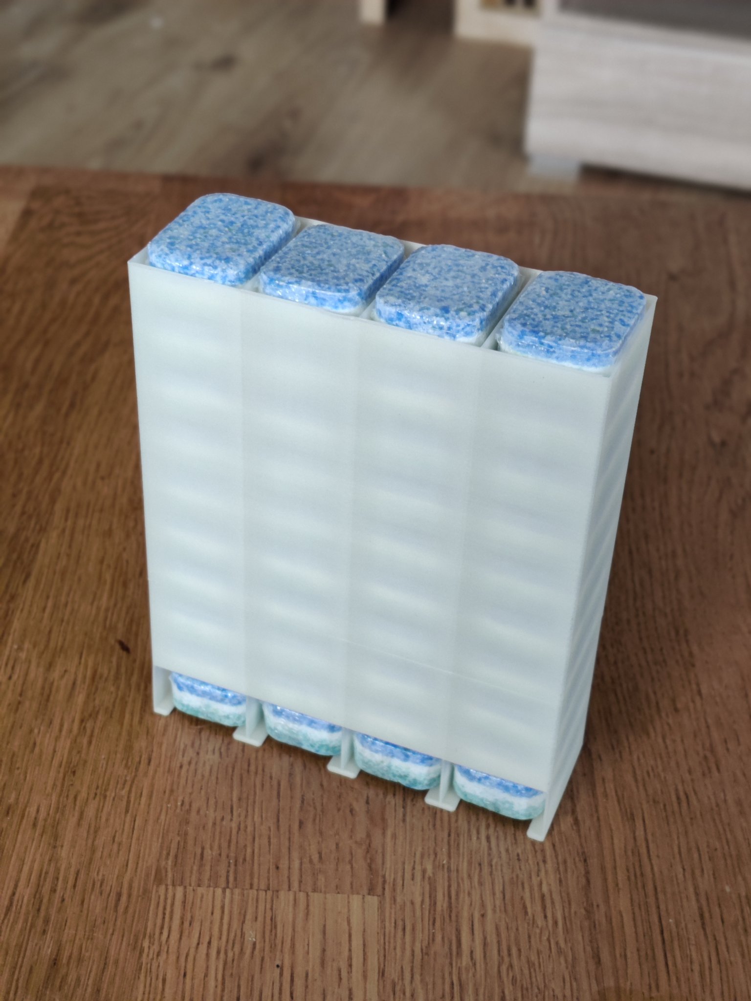 Máy phân phối viên rửa chén đa năng kiểu hình hộp