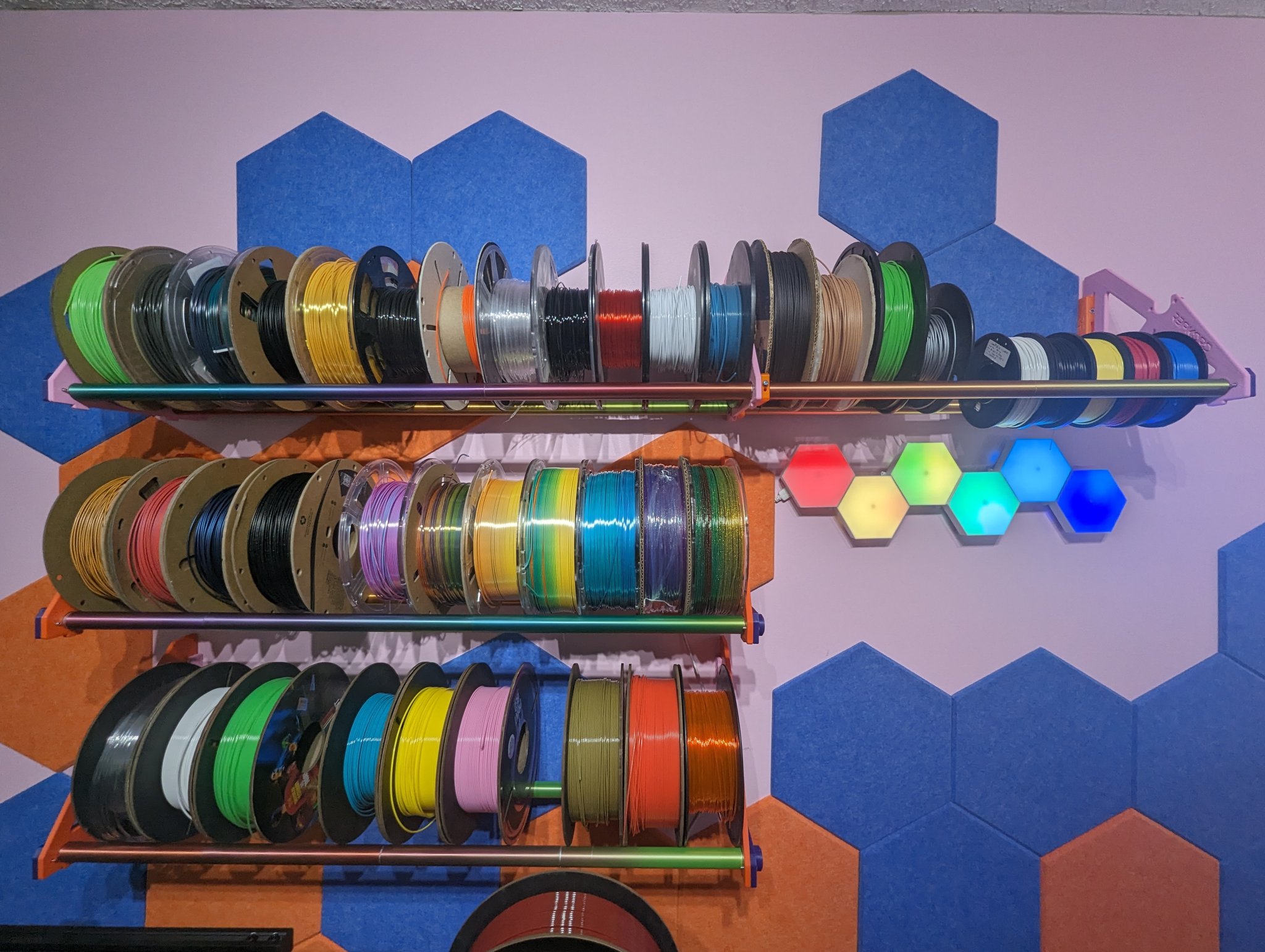 Vỏ bọc EMT 1/2" cho giá đỡ filament RepRack