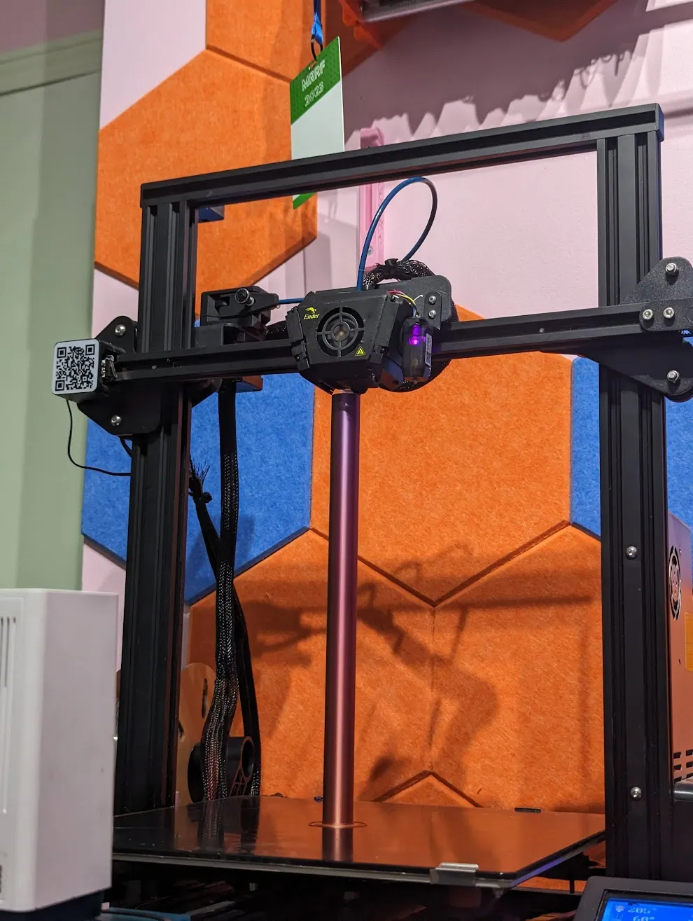 Vỏ bọc EMT 1/2" cho giá đỡ filament RepRack