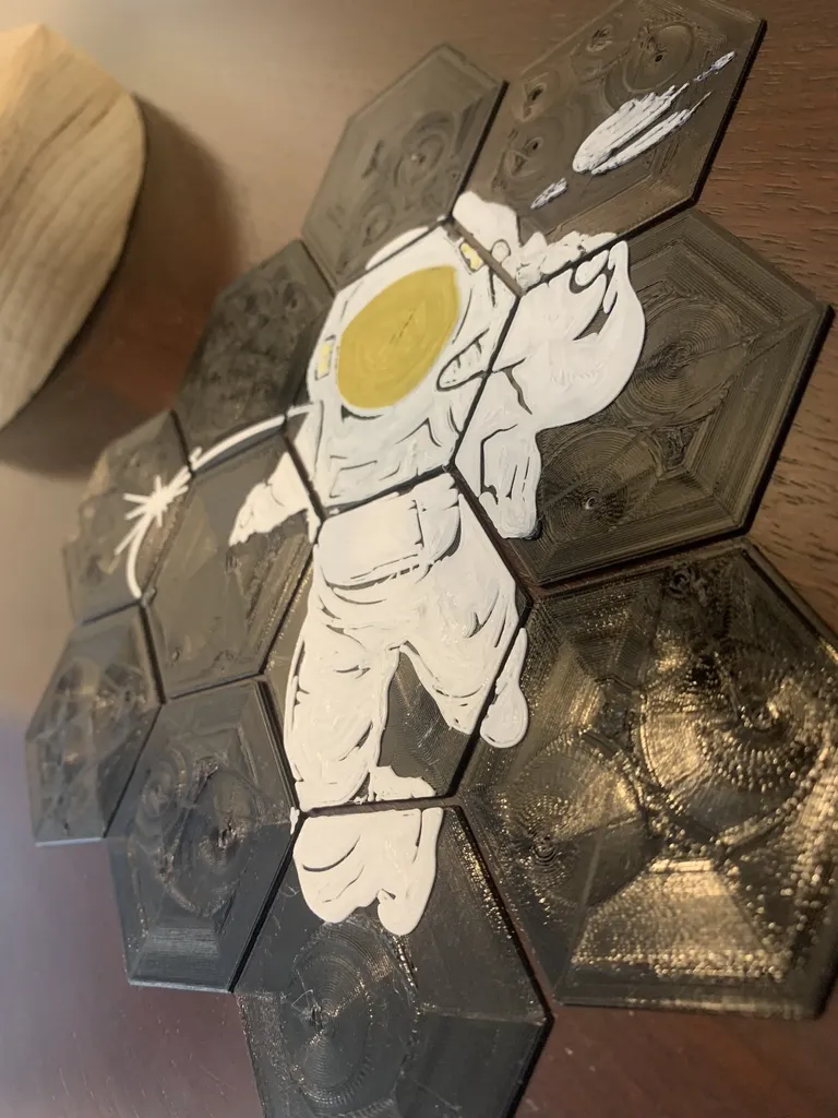 Gạch lục giác cho phi hành gia trong không gian