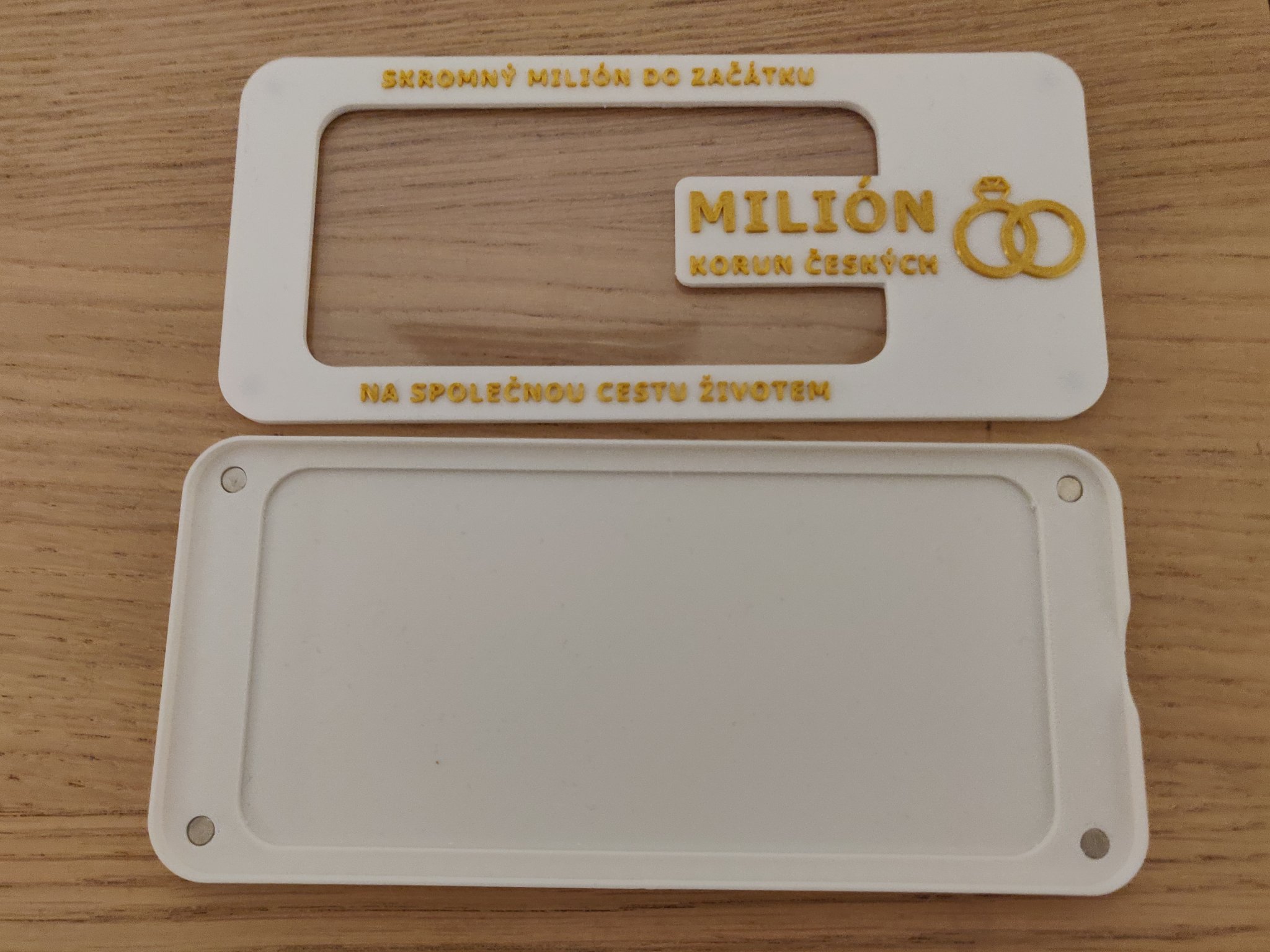 Quà Cưới Remix với Lỗ Gắn Nam Châm 6x3