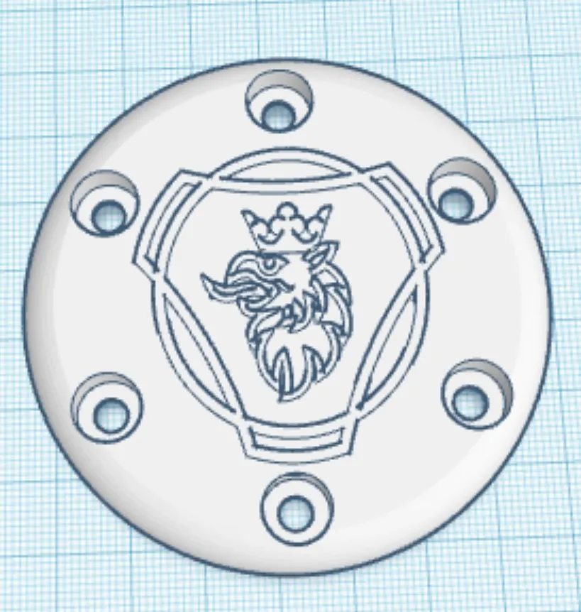 Nắp xe Scania cho tay lái Logitech G29