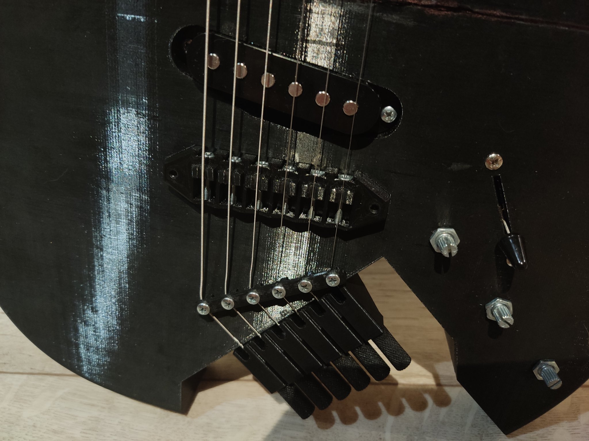 Guitar điện 3D theo phong cách Johnny Silverhand