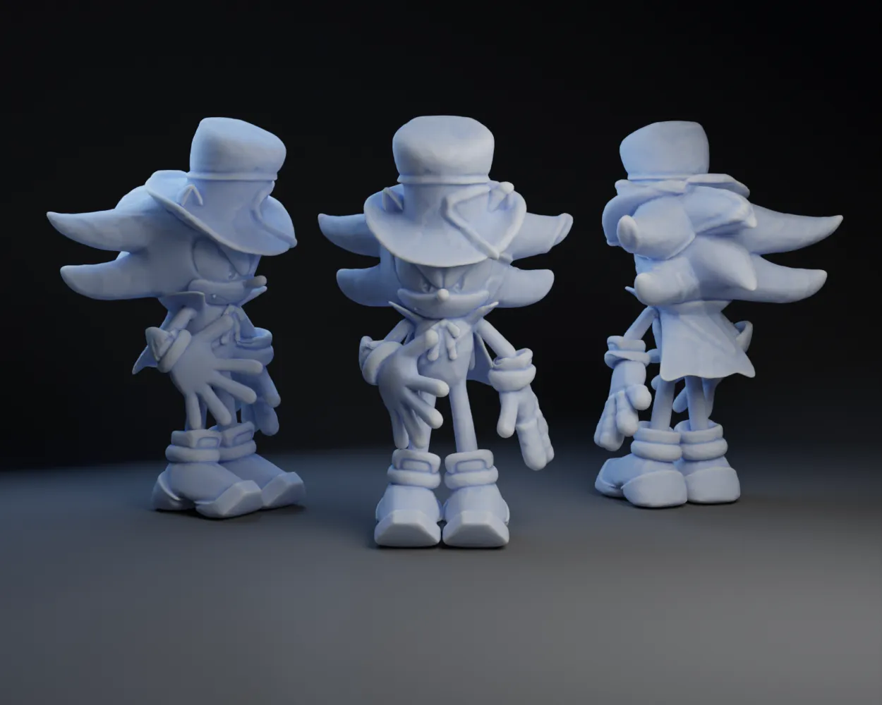 Sonic trong trang phục Halloween giống Dracula