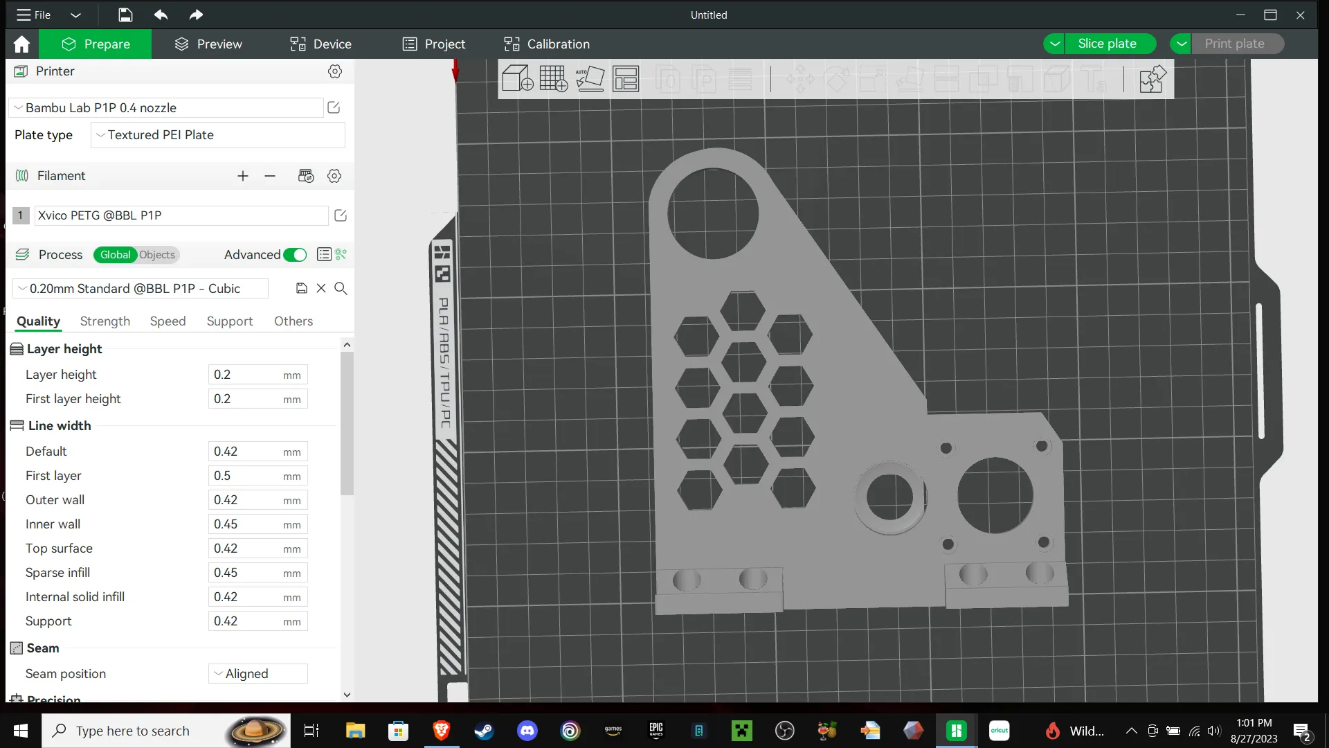 Giá đỡ bánh răng phản chiếu cho Ender 3 V2