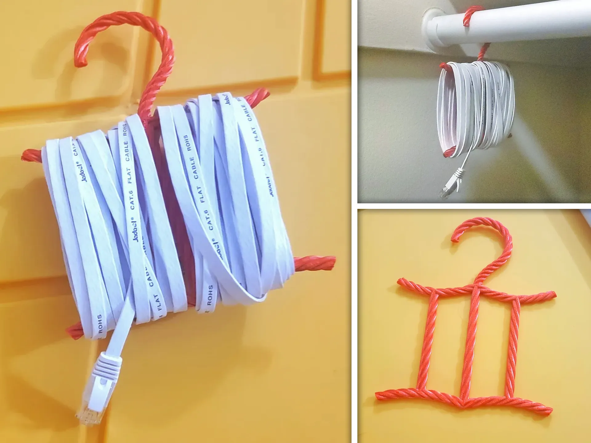 Giá treo dây thừng, dây và cáp tiện lợi