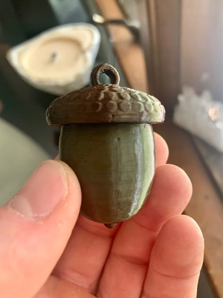 Bình đựng ốc vít hình quả acorn treo tiện lợi