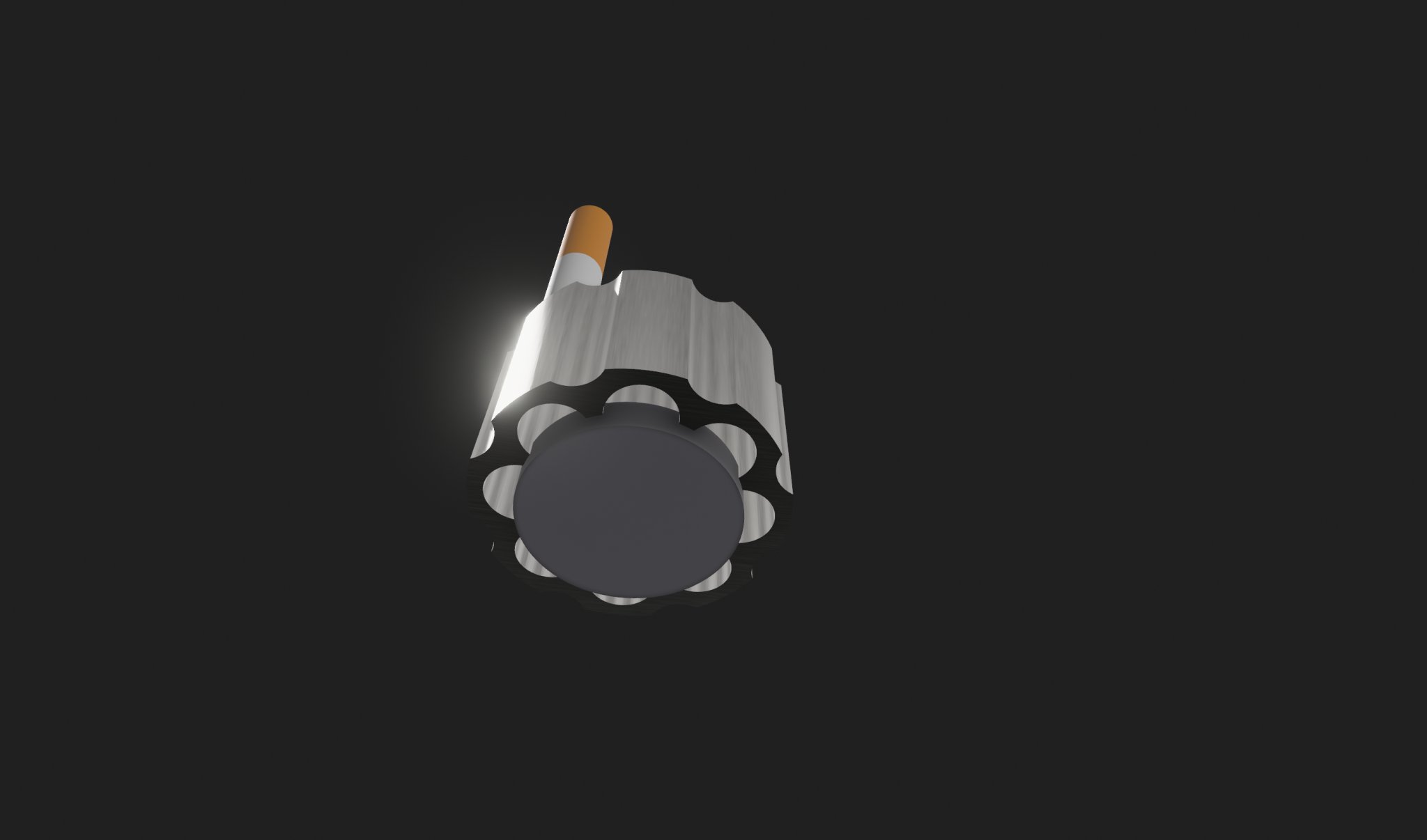 Giá đỡ xì gà hình súng lục để bàn