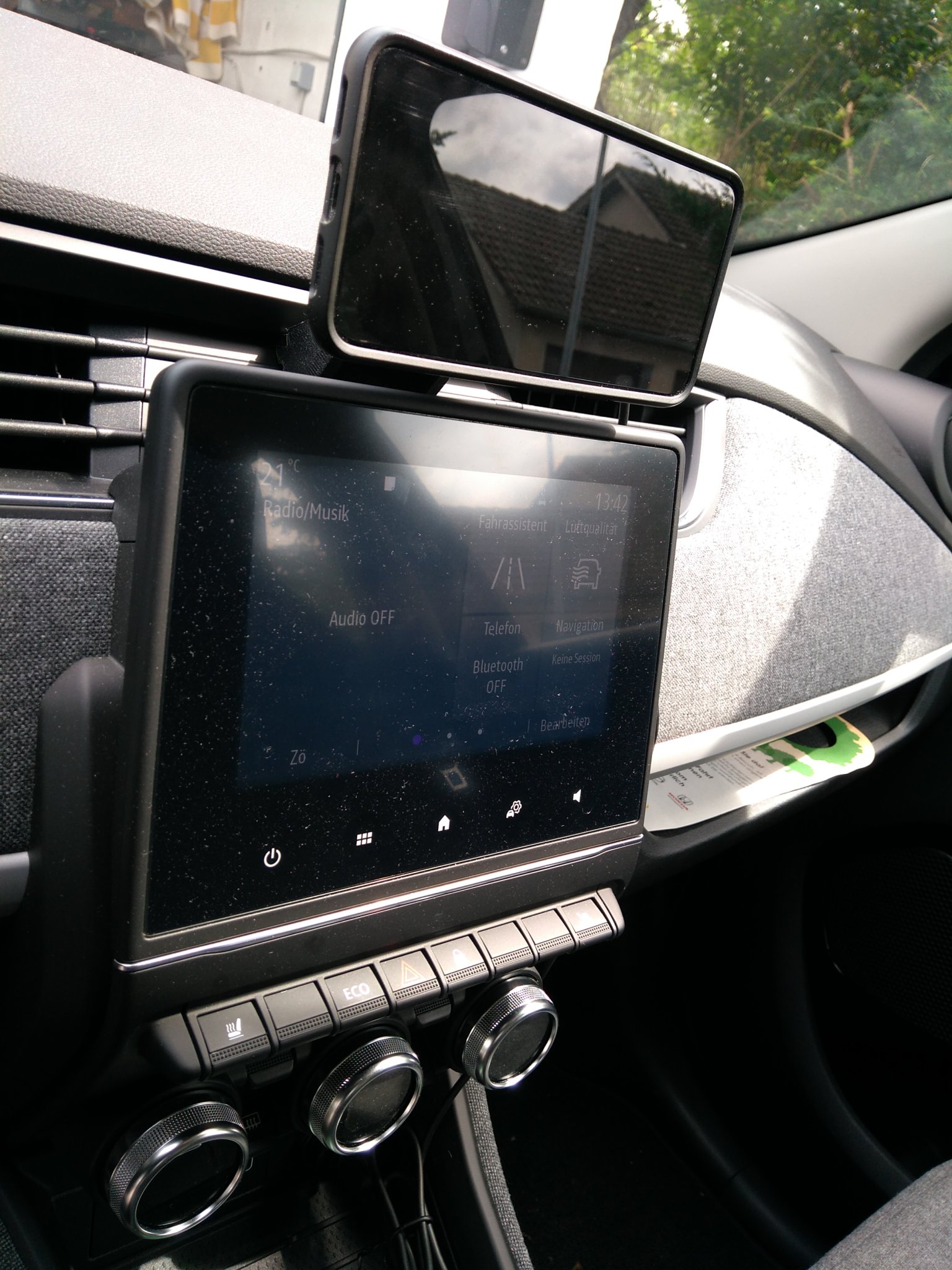 Giá đỡ smartphone Quadlock cho Renault Zoe Phase 2