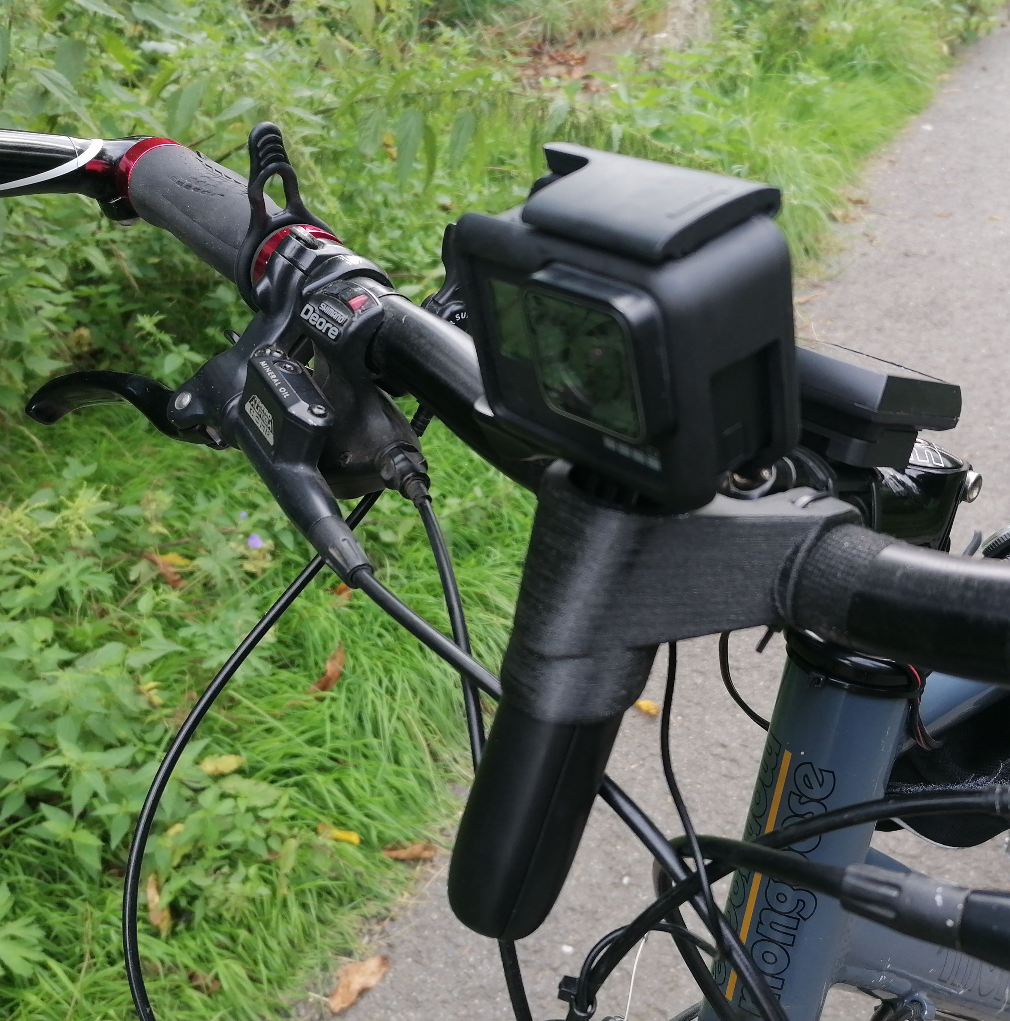 Giá đỡ chân máy GoPro gắn trên tay lái xe đạp 25mm