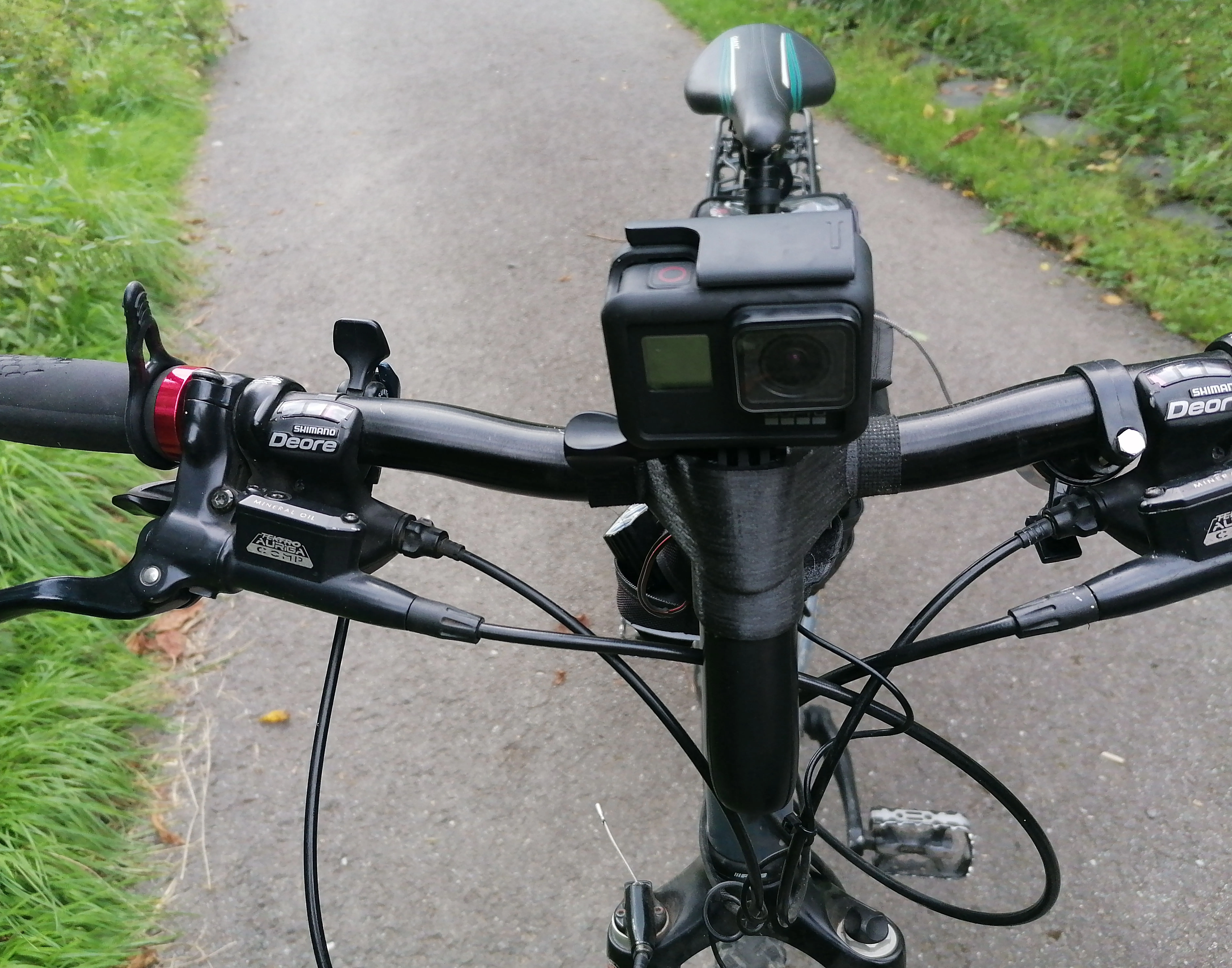 Giá đỡ chân máy GoPro gắn trên tay lái xe đạp 25mm