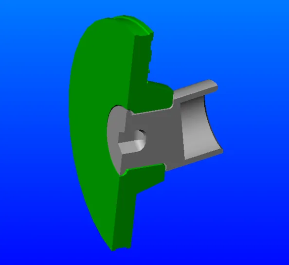 Bánh xe và trục tích hợp cho giá phơi đồ