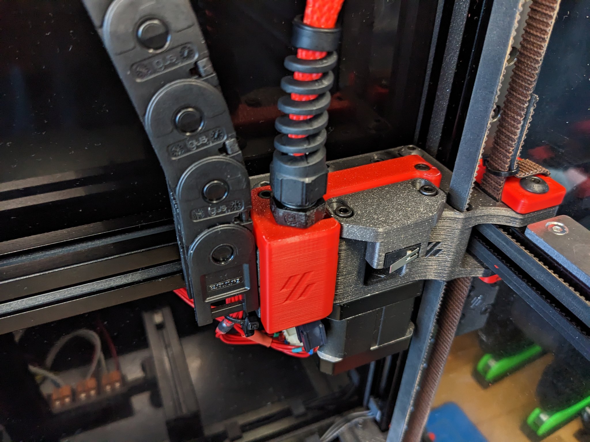 Giá đỡ umbilical M12 cho động cơ A Voron 2.4 với khe cáp