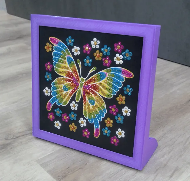 Khung hình trang trí bằng sequins 200mm x 200mm x 18.5mm