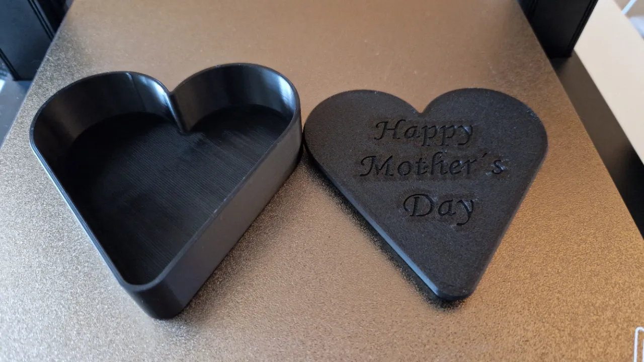 Hộp quà hình trái tim chúc mừng Ngày của Mẹ