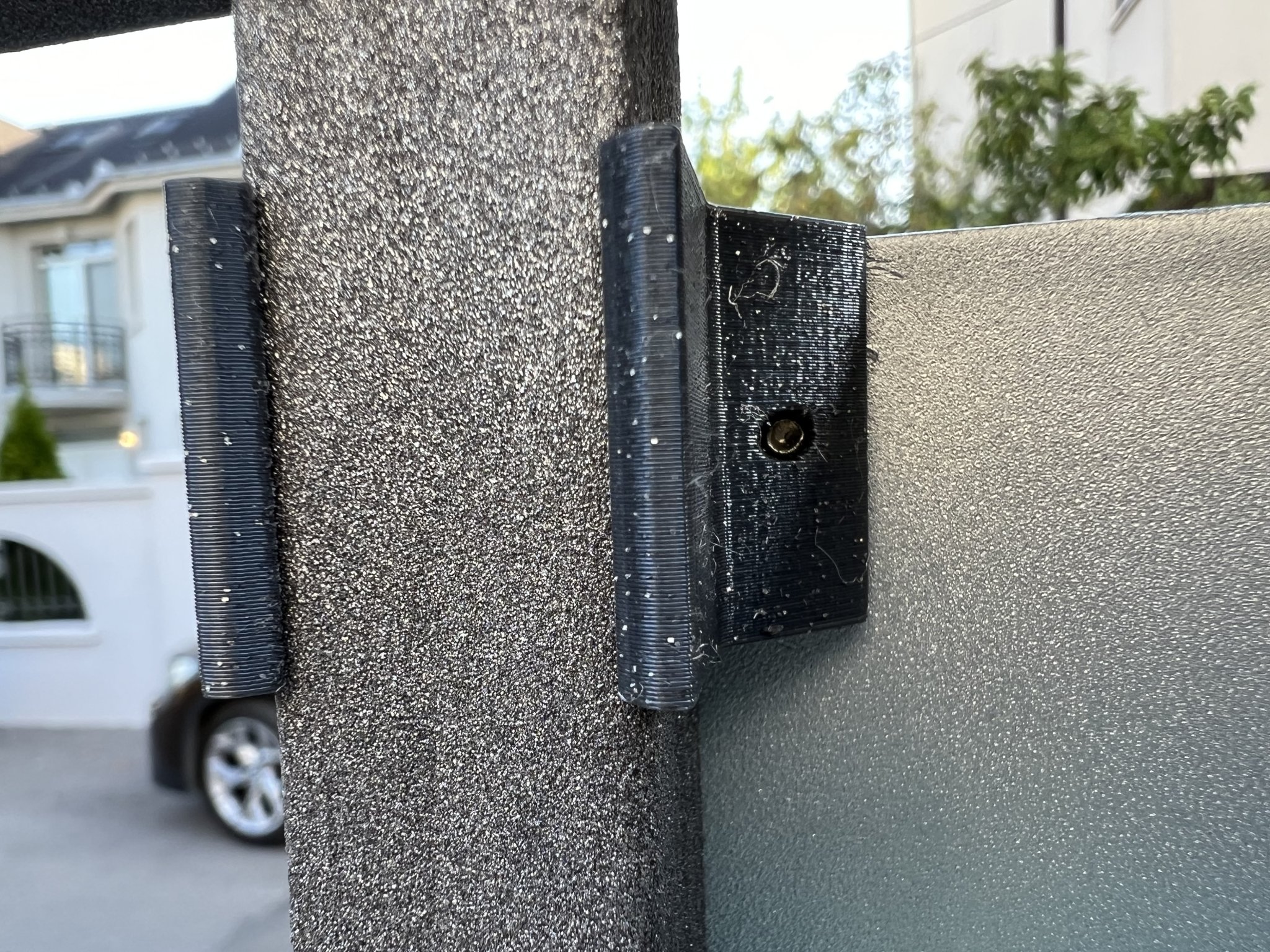 Giá đỡ kẹp biển số nhà bằng PETG