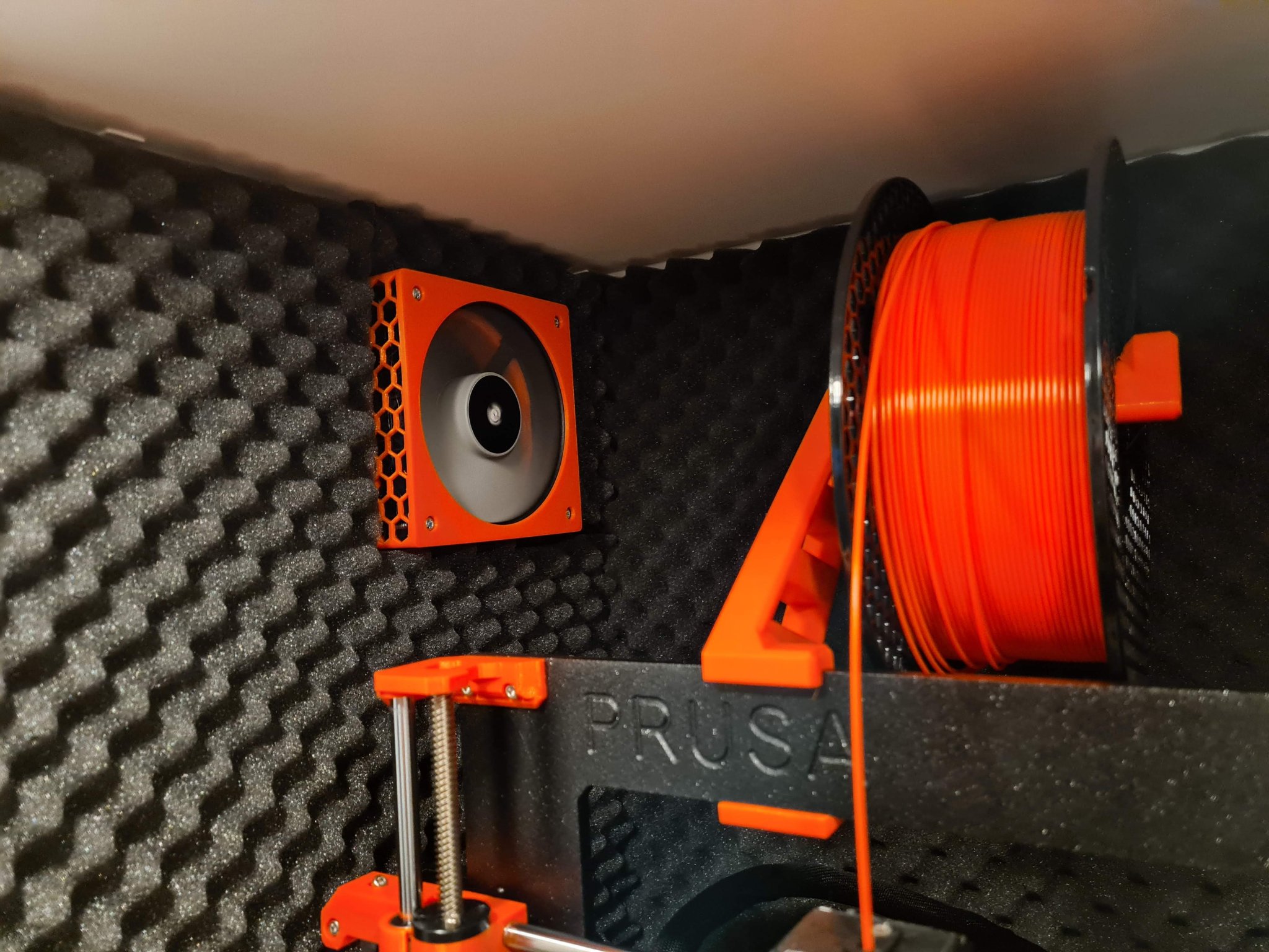 Quạt 120mm IKEA Platsa với bộ lọc cho hộp máy in