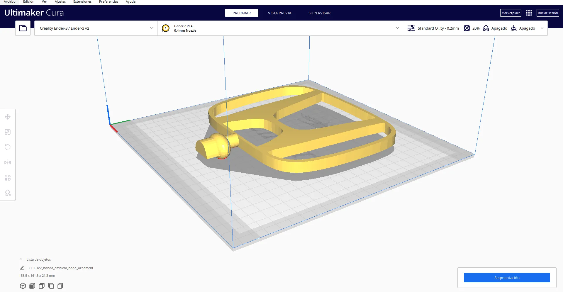 Nắp trang trí mui xe Honda 3D