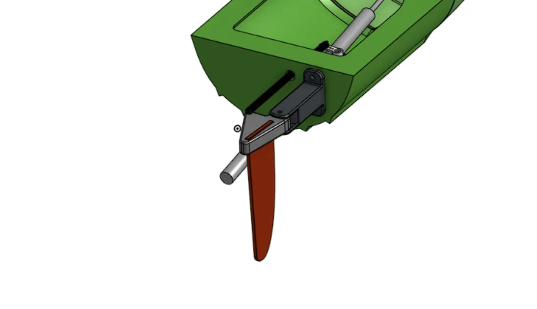 Cánh lái nhỏ cho thuyền điều khiển từ xa tự chế