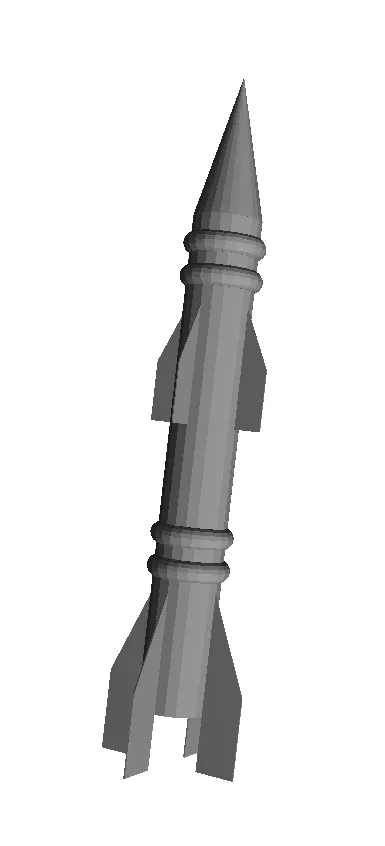 Tên lửa phóng tên lửa mô phỏng trong Tinkercad