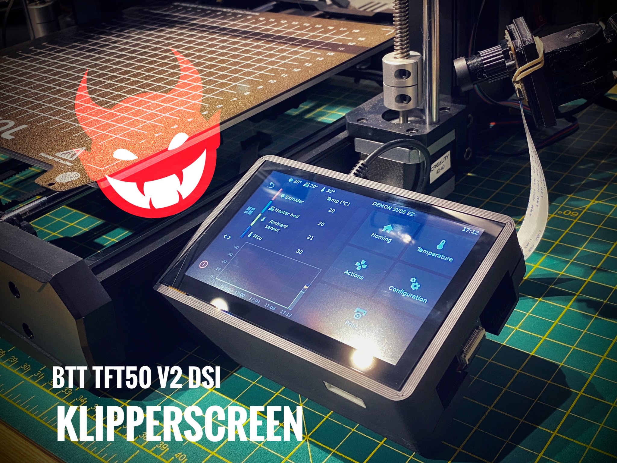 Giá đỡ màn hình cảm ứng BTT TFT50 V2.1 cho SV06, SV06 Plus & SV01 Pro