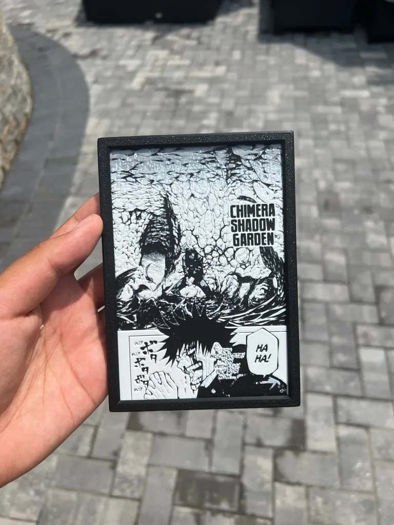 Khung tranh Megumi Chimera trong Jujutsu Kaisen