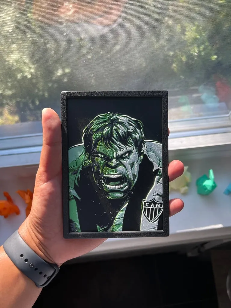 Galo Hulk - Nhân vật Atletico Mineiro in 3D từ HueForge