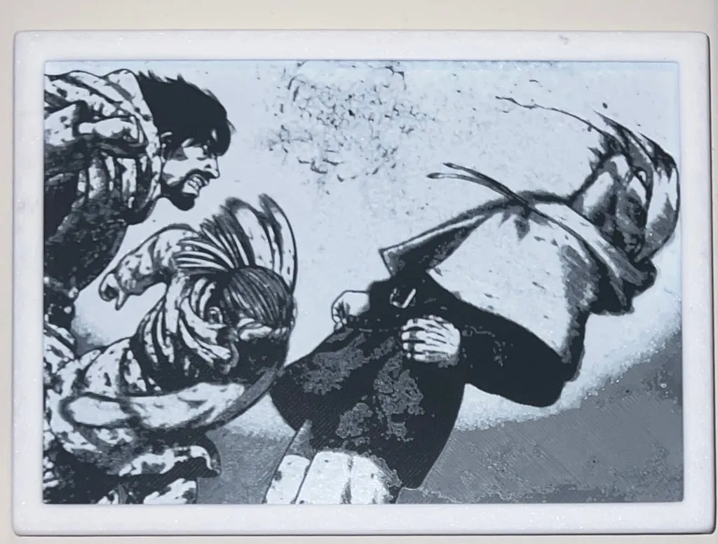 Nhân vật Thorfinn trong panel manga Vinland Saga