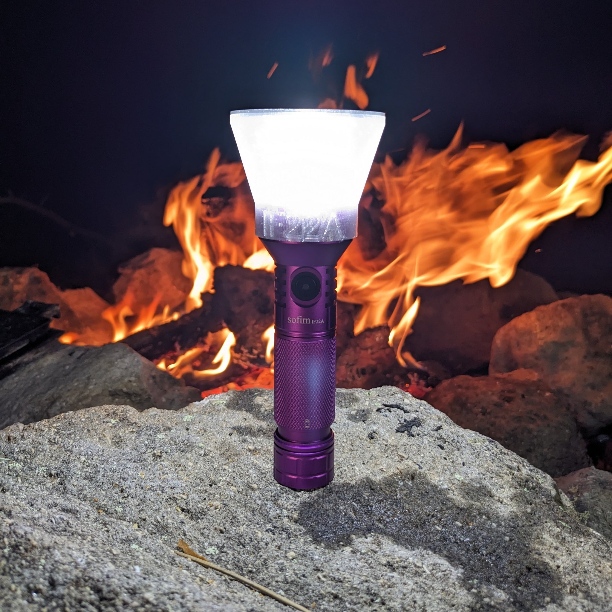 Bộ khuếch tán đèn pin Sofirn IF22A in 3D