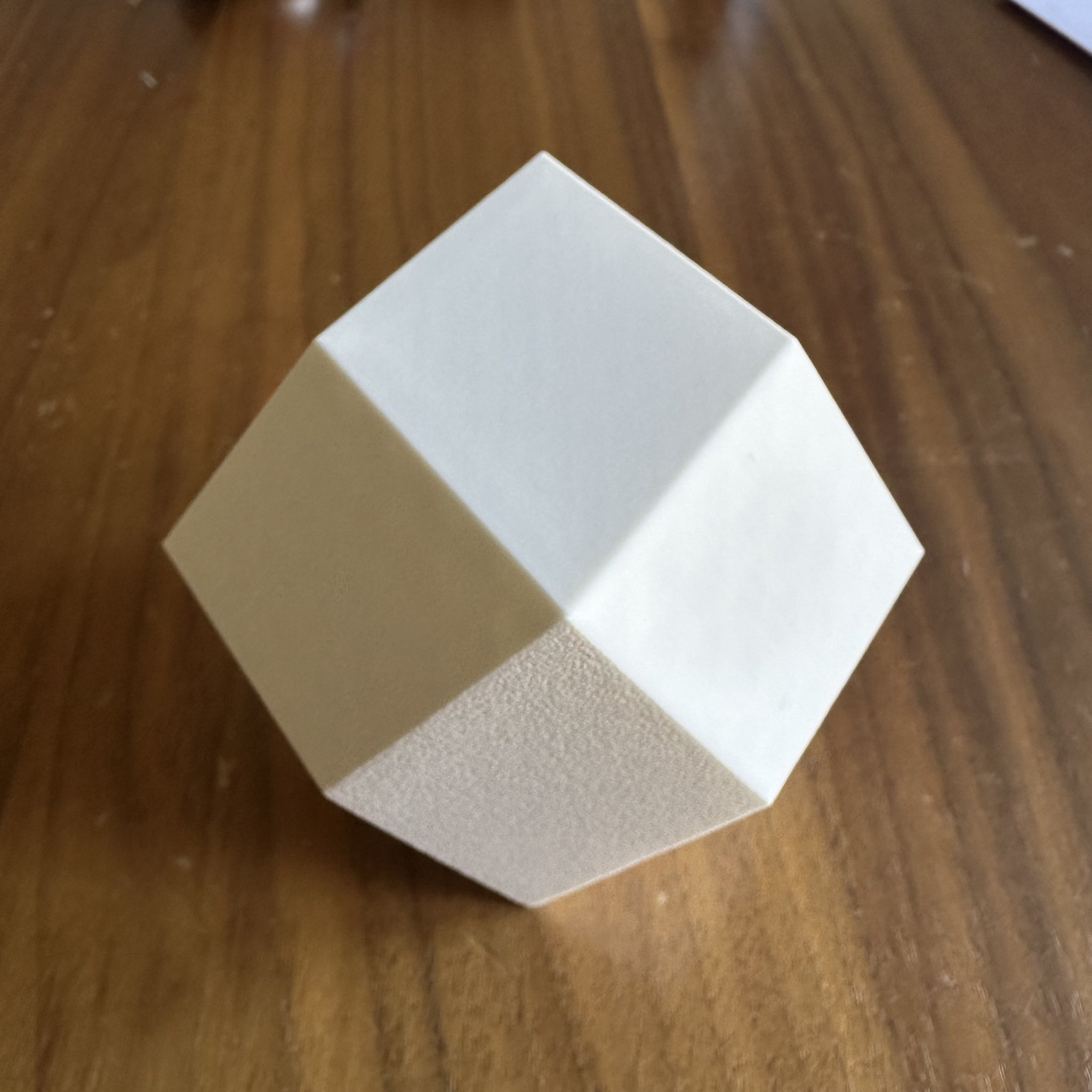 Khối dodecahedron hình thoi 25mm cho in 3D