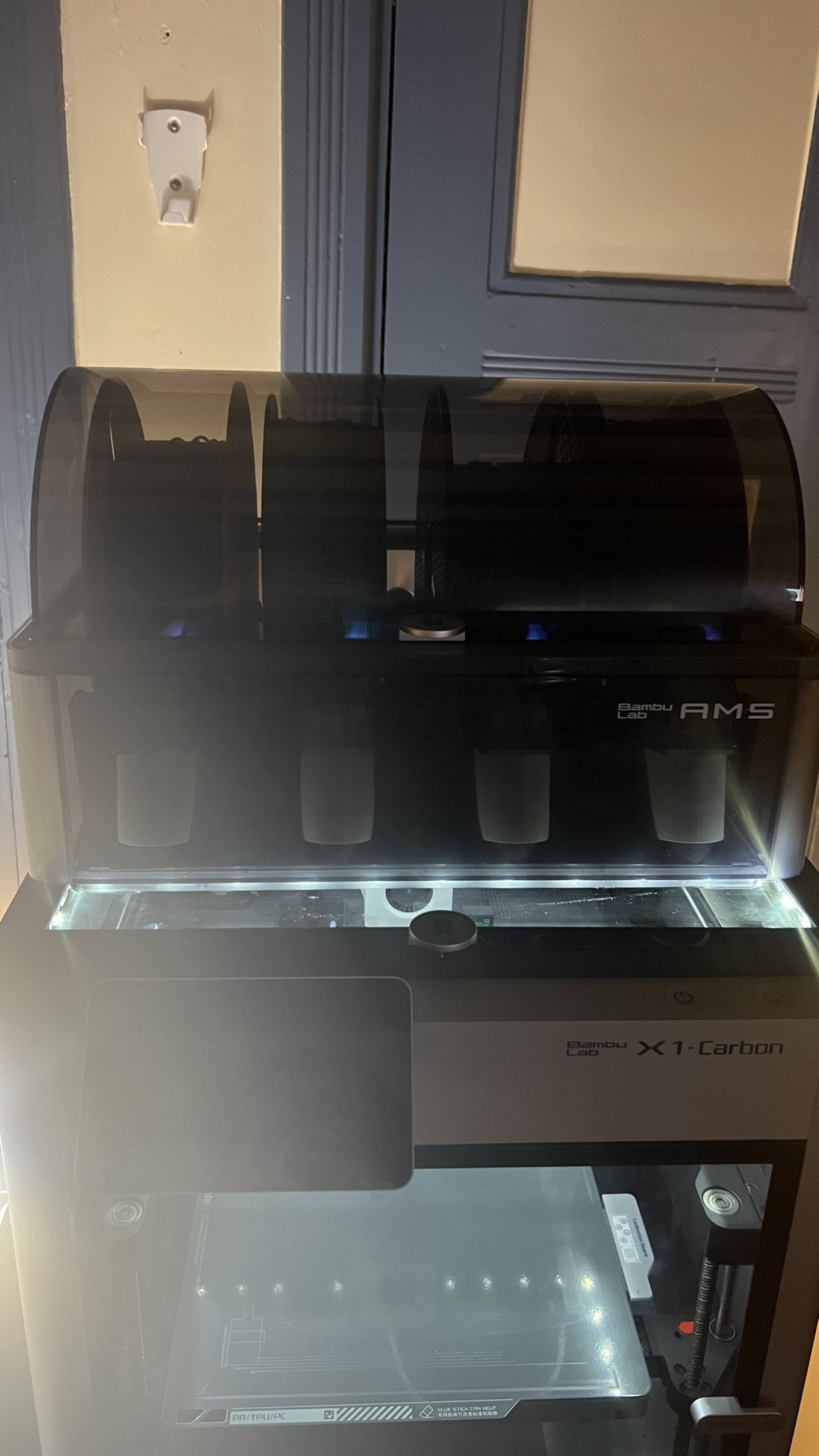 Giá đỡ LED Bambulab cho máy in 3D với kính bảo vệ