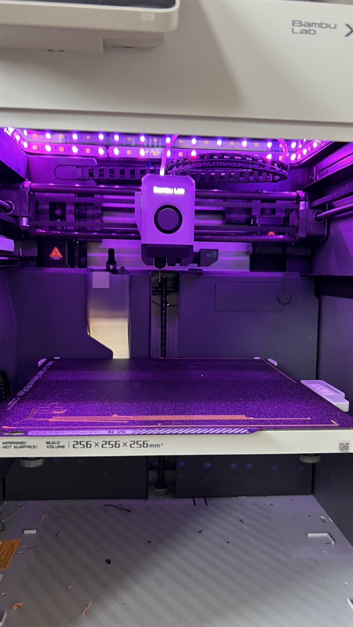 Giá đỡ LED Bambulab cho máy in 3D với kính bảo vệ