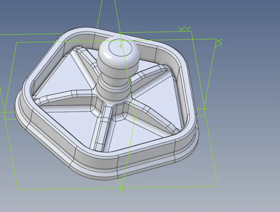 Máy ép thịt bò hình ngũ giác 4.125 inch