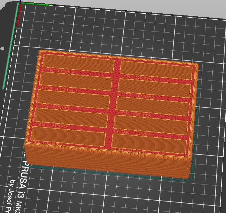 Giá đỡ tổ chức điện trở cho bộ kit robot