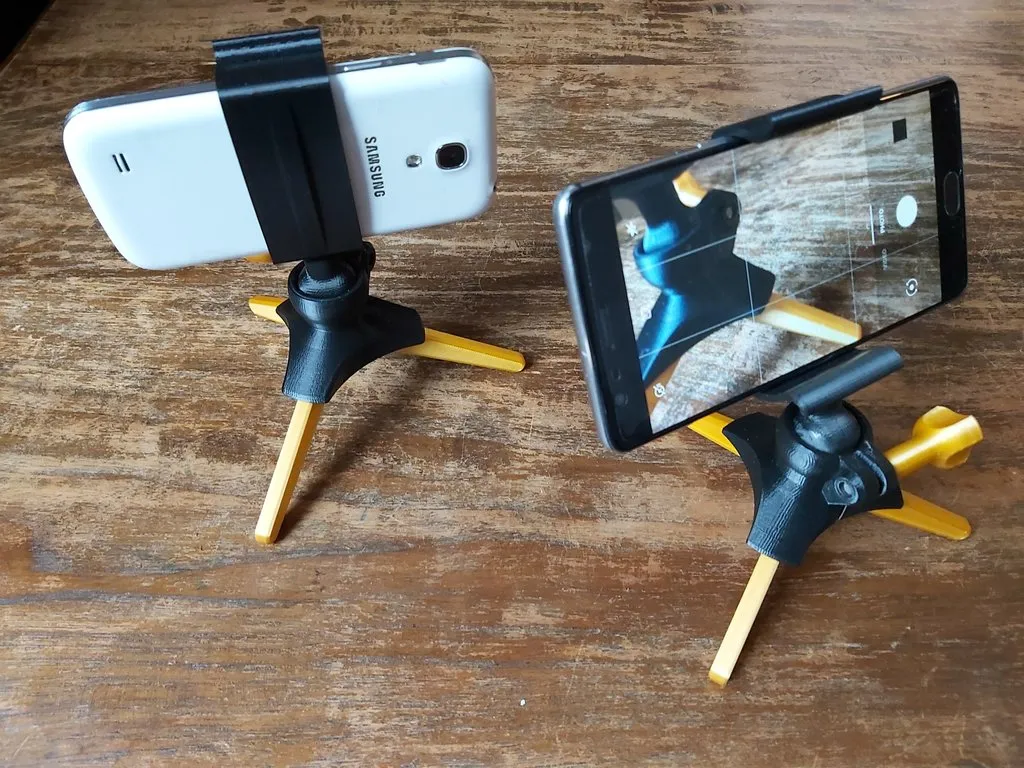 Giá đỡ điện thoại tripod có khớp cầu in 3D