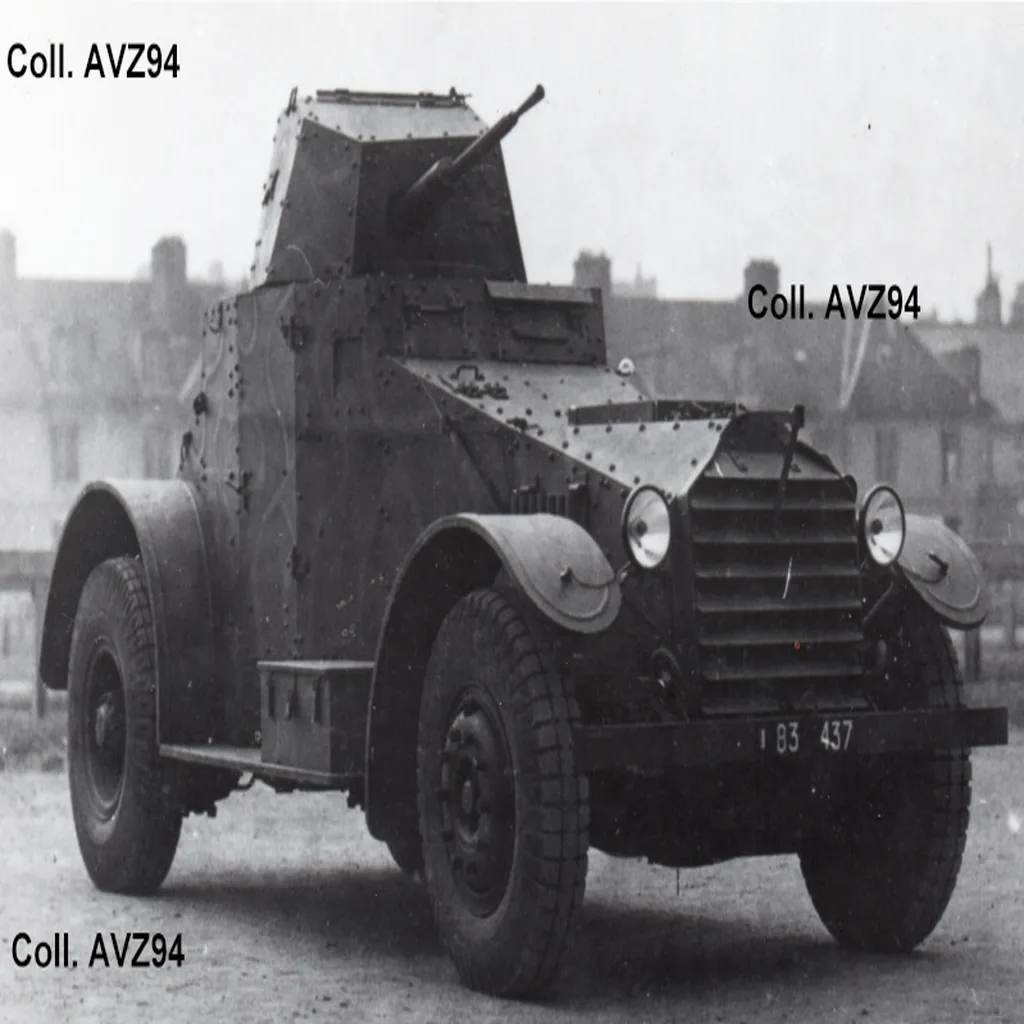 Mô hình xe tăng Laffly AMD 80 cho trò chơi Bolt Action