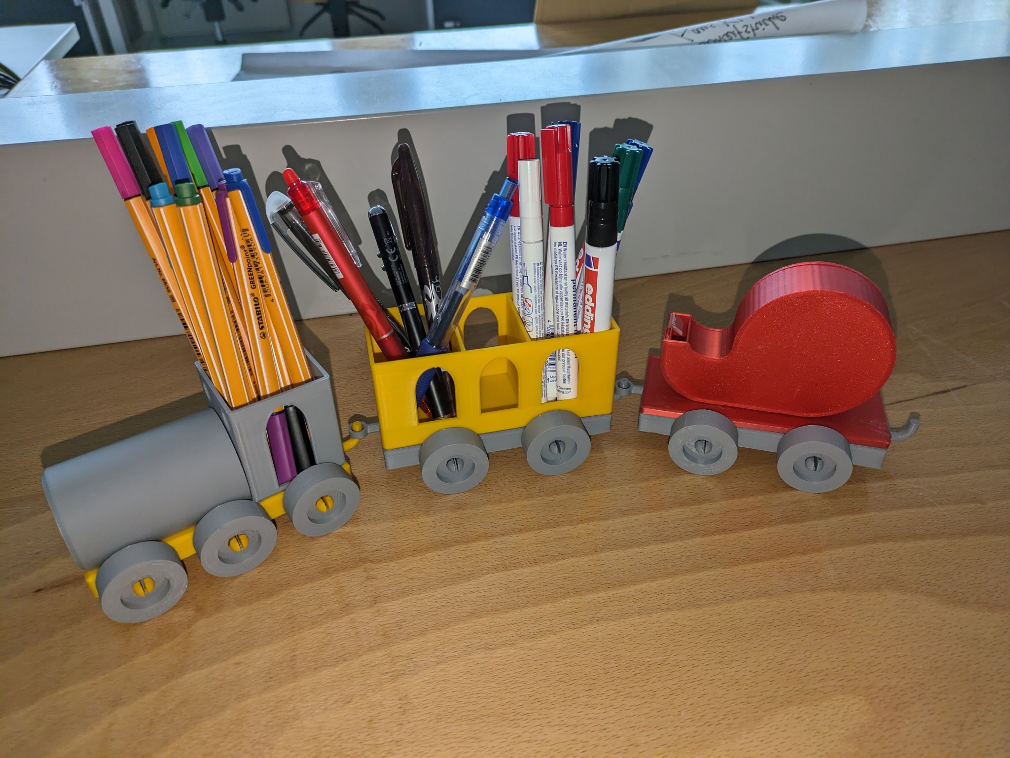 Giá đỡ cuộn Tesa cho xe lửa văn phòng