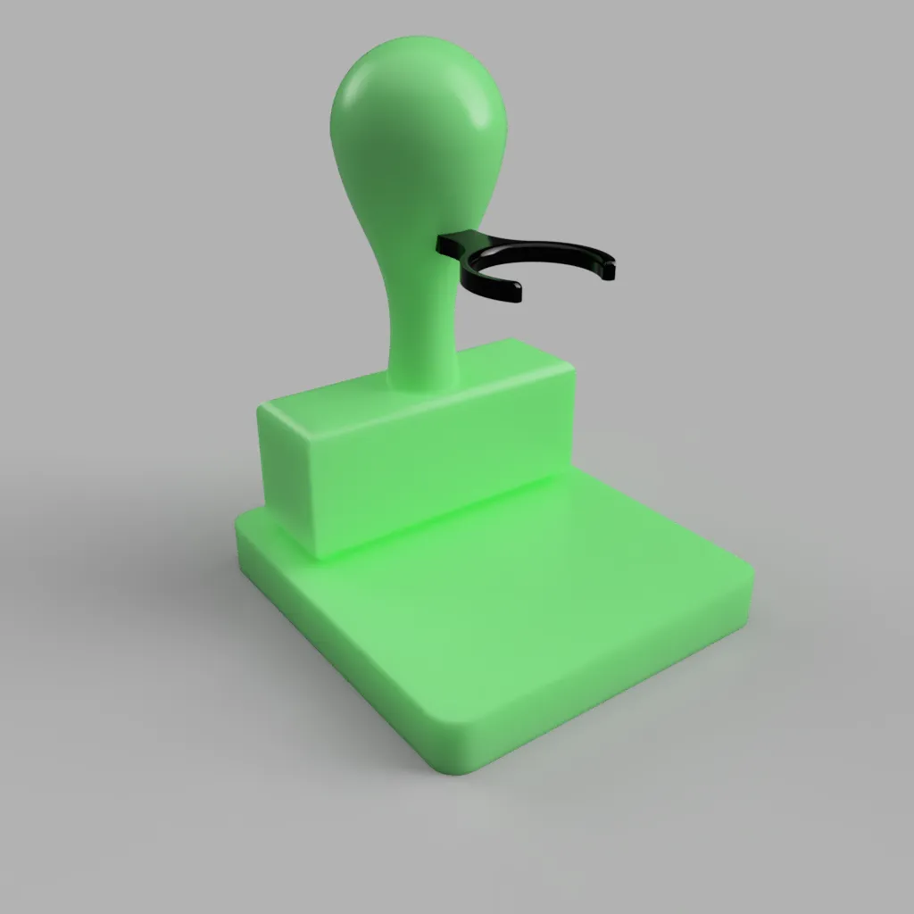 Giá đỡ con dấu cao su hình con dấu