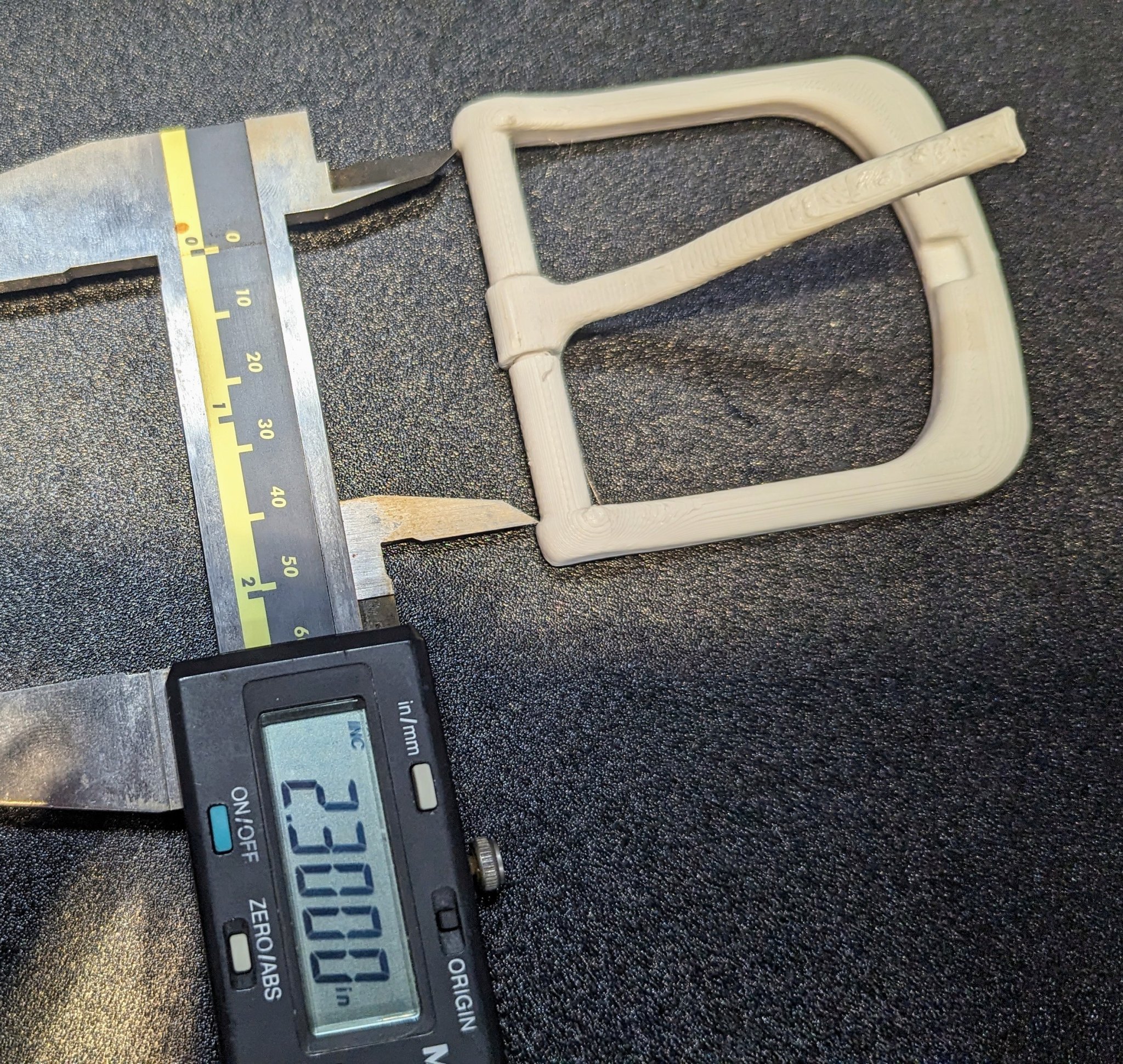 Khóa thắt lưng đơn giản cho dây đai 2.3" và 1.8