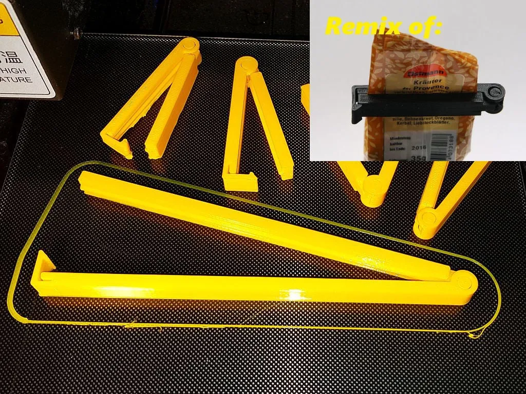 Kẹp túi tùy chỉnh tương thích PLA cho bếp và gia đình