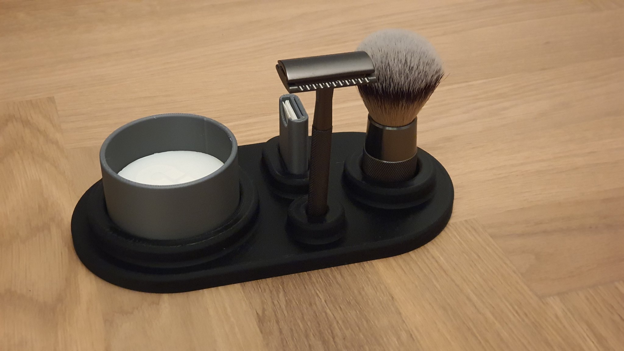 Giá đỡ dao cạo an toàn Bambaw với khay đựng lưỡi cạo