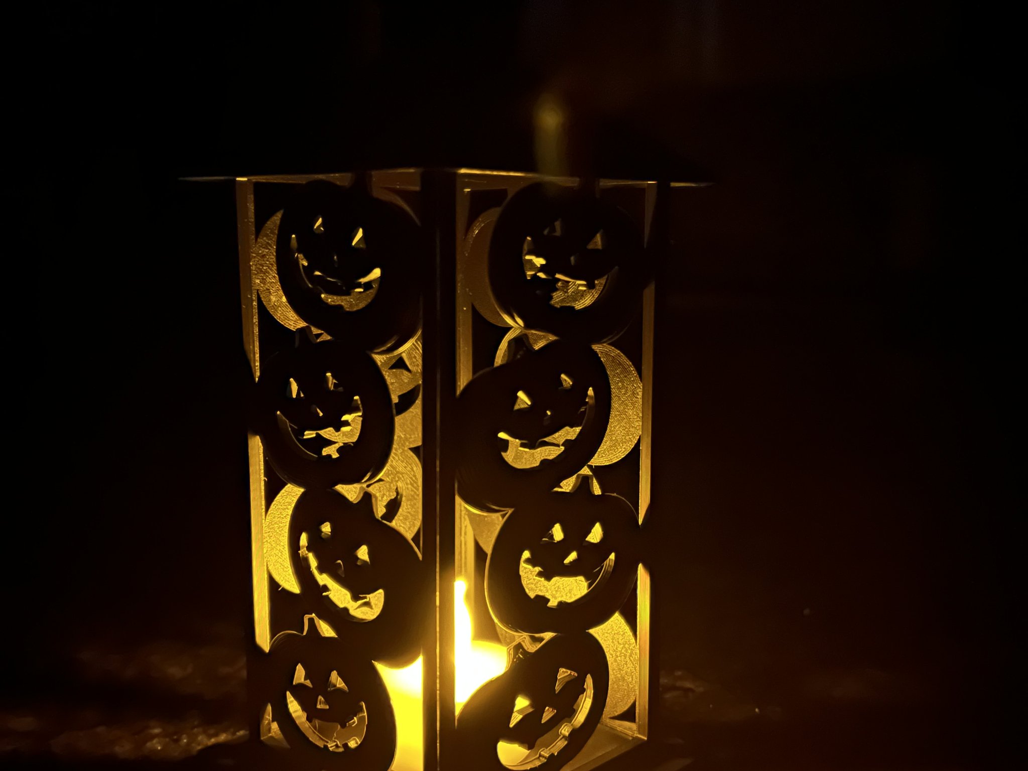 Đèn lồng bí ngô xếp chồng kiểu dáng mới