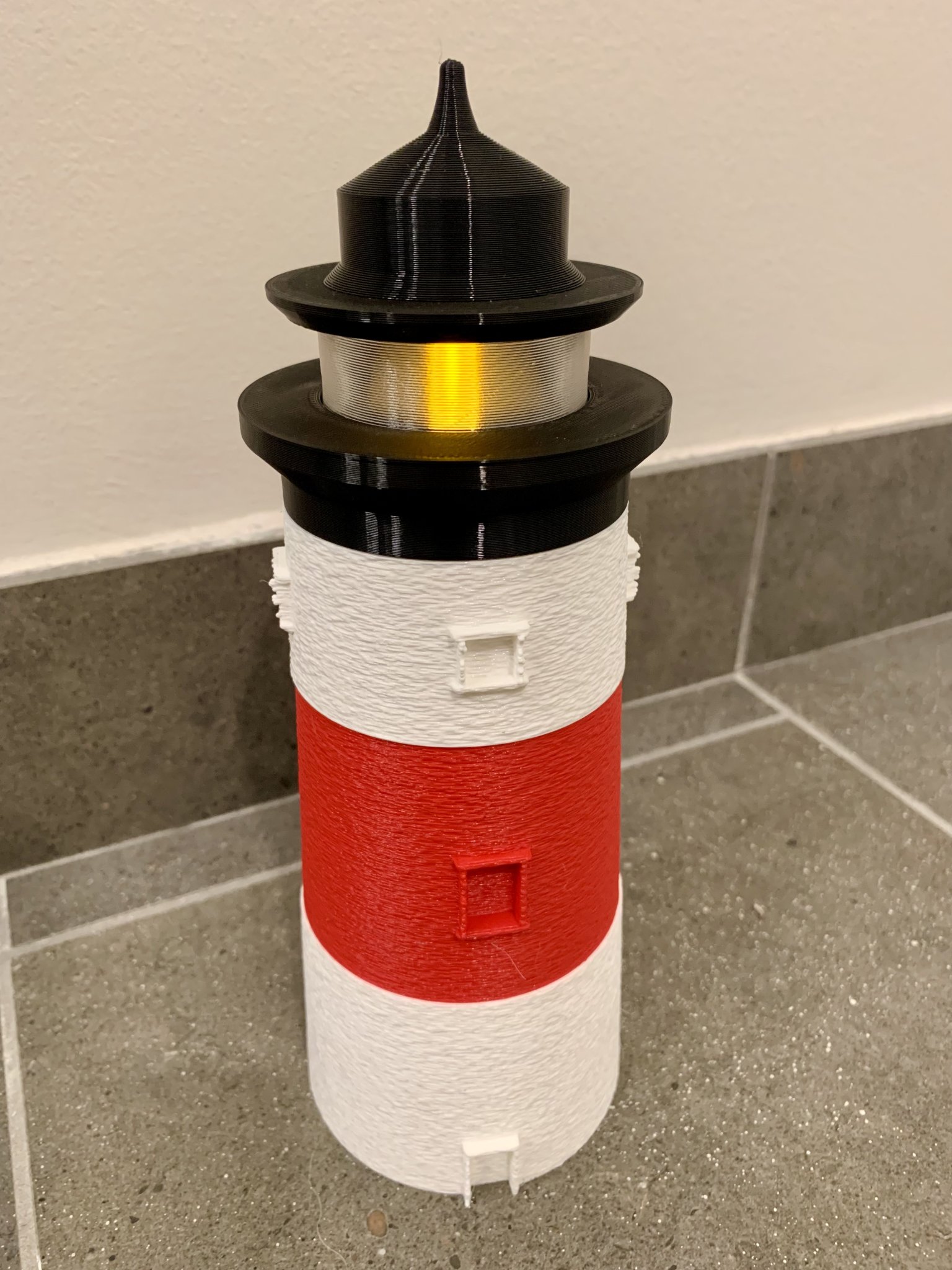 Mô hình đèn hải đăng có chỗ để nến trà